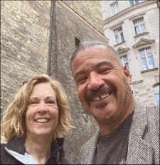 Richelle and Rene during their experience