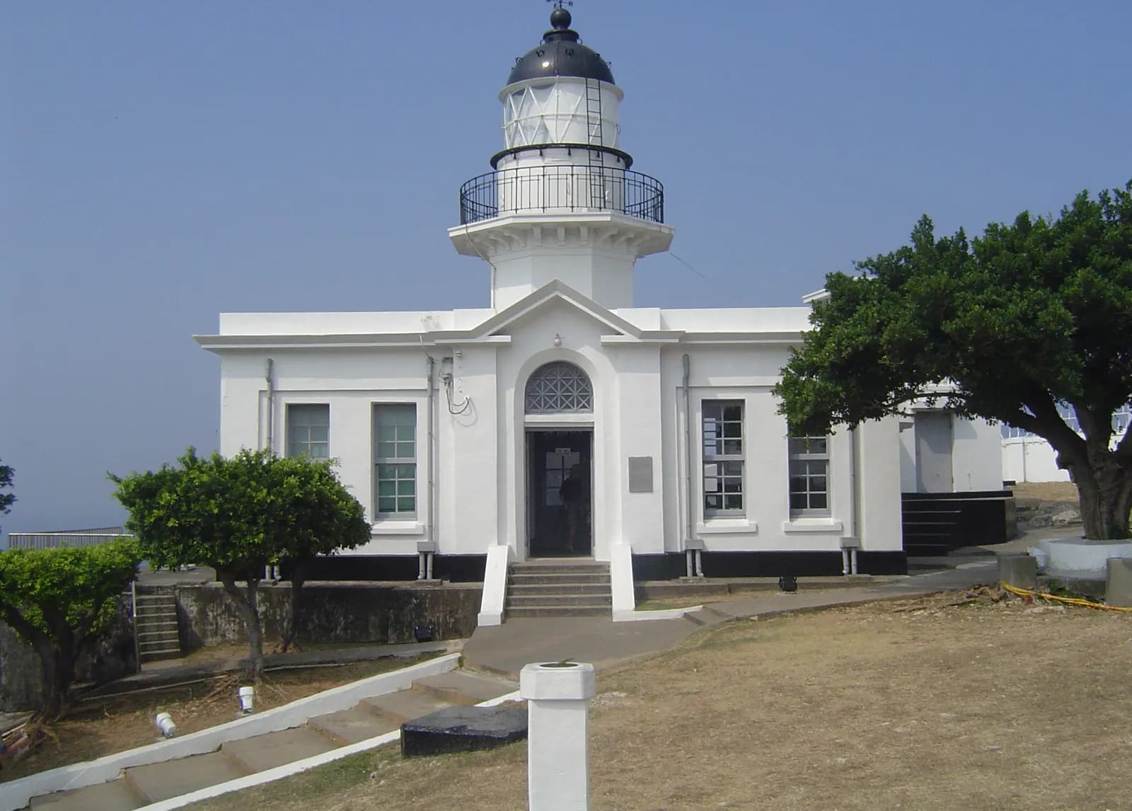 Kaohsiung Lighthouse on Cijin for a harbor panorama